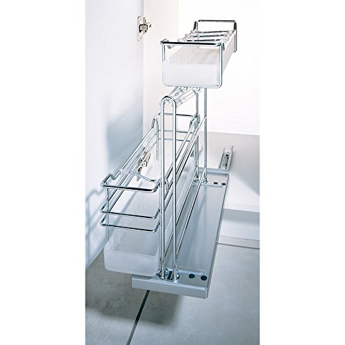 Spülenauszug-Set PORTERO III Chrom / Kunststoff (Ordnungssysteme Zubehör Unterschränke)