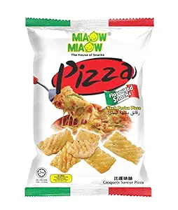 MIAOW MIAOW Pizza Flavoured Snacks, 60g