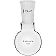 Labasics Glass 50ml Single Neck One Neck Round Bottom Flask RBF, with 24/40 Standard Taper Outer Joint, 50ml