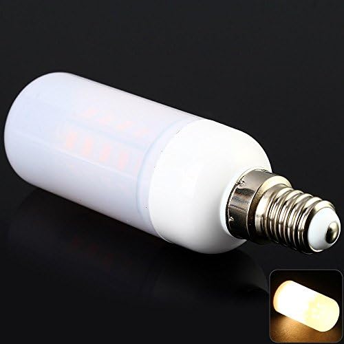 Sencart LEDs Light 6000-7500K Frosted Shelled Bulb 7W E14 1200LM 36 SMD 5730 - Warm White