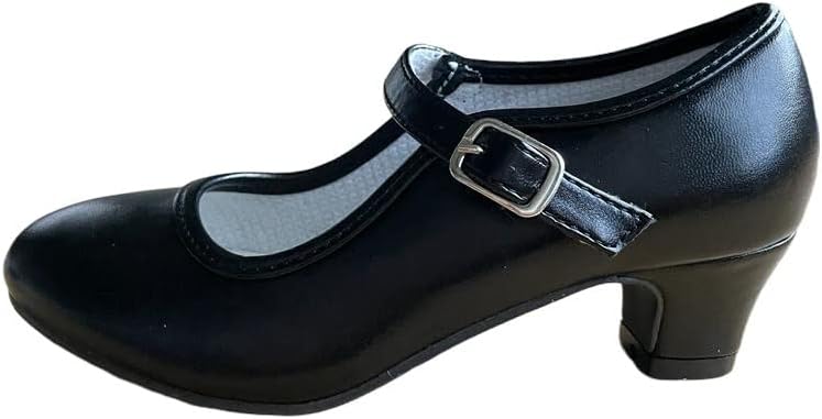 La Senorita | Zapatos de Flamenco para Niña y Mujer | Variedad de Tallas y Colores Disponible | para Sevillanas y Clases de Baile Zapatos de Gitana