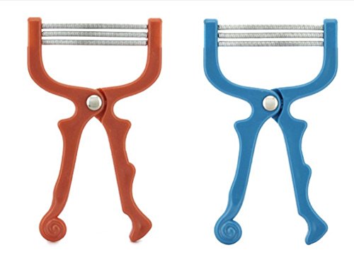 Potable Handle Spring Facial Hair Removal Threading Beauty Epilator Tool Face Epi Roller (Style B)