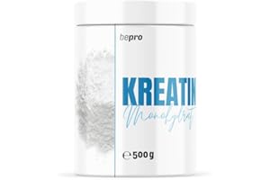 BETTERPROTEIN Creatin Pulver 500g - Vegan - Halal - Meshfaktor 200 - Dose - Neutral - Kreatin - bepro®