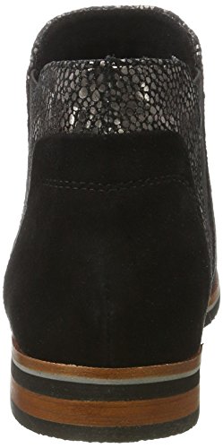 Caprice 25304, Botas Chelsea para Mujer, Negro (Blk Sued.Multi), 41 EU