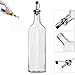Produktbild Janolia Öl Glasflasche, Olivenöl Dispenser, Essigflasche, mit Ausgießer aus Edelstahl, 500 ml