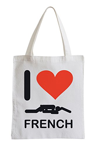 Preisvergleich Produktbild I love French Fun Jutebeutel