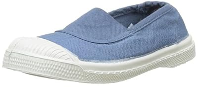Bensimon - E15002 - TENNIS ELASTIQUE ENFANT - Baskets Basses- Mixte Enfant - Bleu (Denim) - 23 EU