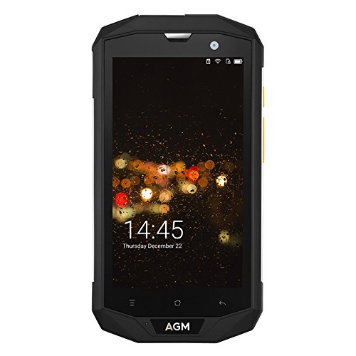 AGM A8 Smartphone Android 7.0 Nougat - DUAL SIM 4G - Schermo 5.0 HD Gorilla Glass 3 - 3gb RAM 32gb ROM - IP68 Resistente all'acqua Antipolvere Antiurto