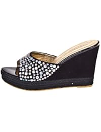 ROBERTO BOTELLA - <p>Zapato de cuña estilo alpargata</p> - Color Negro - Talla 40