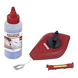 KREATOR KRT708001 Set Schlagschnur 30m + Kreidepulver +...