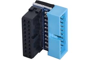 chenyang USB 3.0 pannello frontale connettore 19/20 pin maschio a femmina 90 gradi verso il basso angolato scheda madre connettore adattatore di cambio genere