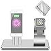Price comparison product image First2savvv Aluminum Alloy Charging Dock Stand Station Charger Cradle for Apple Watch 38 / 42mm, iPhone 7 / 7 Plus / 6S / 6S Plus iPad mini etc DOCK-SS-16