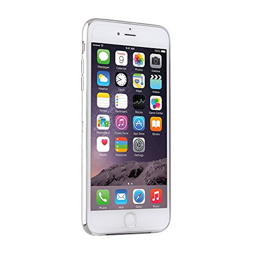 iPhone 6/6s TPU Silikon Handy Tasche Case Schutz Hülle Cover Ultraslim Handytasche Transparent mit farblich Rund Rahmen Bumper (iPhone 6/6s 4,7″, Silber) - 3