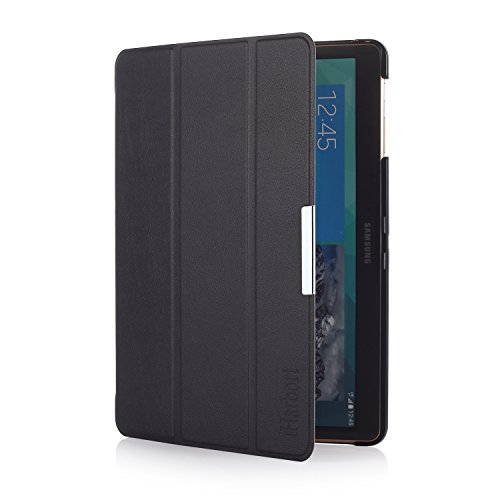 iHarbort® Samsung Galaxy Tab S 10.5 Hülle Case – Ultra Slim Leder Tasche Hülle Etui Schutzhülle Für Samsung Galaxy Tab S 10.5 Zoll T800 Case Holder mit automatischer Weckfunktion (Galaxy Tab S 10.5, Schwarz) - 7
