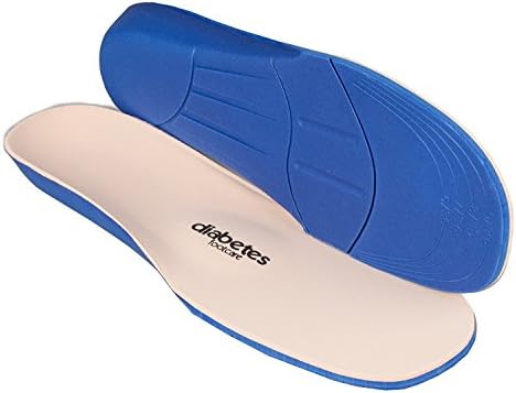 WFS Orthotic insoles for Diabetics, Heel Pain, Arthritis, Knee Pain, Joint Pain Soft Foot Bed (8 - 12 UK)