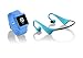 Produktbild LENCO MP3 Sportwatch-100 mit BH-100 Bluetooth Kopfhörer (MP3, Micro-USB, Touchscreen, Schrittzähler, spritzwassergeschützt nach Norm IPX-4, Silikon-Uhrarmband) blau