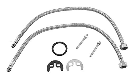 VILSTEIN© Waschtisch-Armatur Einhebelmischer Einhand Wasserhahn mit Wasserfall-Effekt Armatur für Bad Badezimmer Waschbecken, Verchromt, Glas-Auslauf, Hell-Grün, Standard Anschluss 1/2″ - 5