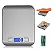 Produktbild Küchenwaage Digitalwaage 5kg Edelstahl, Flach Klein Elektrisch Profi, Küche Mini Feinwaage Smart Wasserdicht, 1g Präzise, Briefwaage Weiß, Zum Mitnehmen, 0 1g genau, Zuwiegefunktion Geeicht, Hohe genauigkeit, in Gramm
