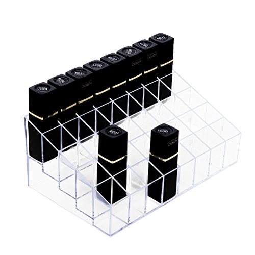 HABI Acryl-Lippenstift-Organizer Abschnitten Make-up-Aufbewahrung Make-up-Pinsel-Halter - 3
