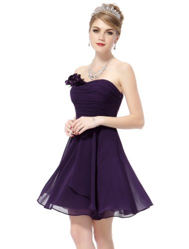 HE05017PP18, Purple, 18UK, Ever Pretty Short Cocktail Dresses For Teens 05017