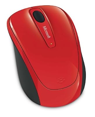 Microsoft Wireless Mobile Mouse 3500 - Souris sans fil Rouge