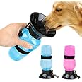 JB EXPORT Plastic Puppies Dog Water Bottle,Leak Proof Portable Puppy Water Dispenser Drinking Feeder Pet Care Cup For Outdoor Walking,Hiking,Travel (12 Oz/350Ml,Color May Vary)