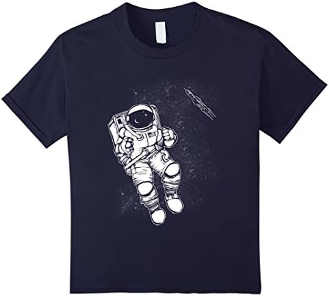 Kids NASA Space Astronaut Kids Boys Girls T-shirt 10 Navy