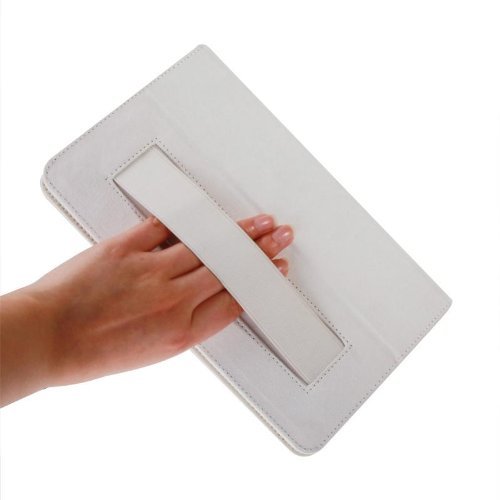 iProtect Kunstleder Tasche weiß für Lenovo ThinkPad 8 Schutz Hülle Case mit Standfunktion 8,3 Zoll - 5