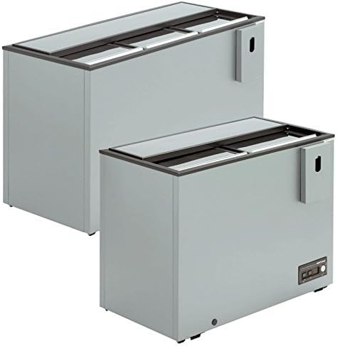 Arcaboa Alfa Range Bar and Counter Display Chiller Chilled Display with Grey Sliding Lid 820(H)x1810(W)x600(D) 508 Litre Shelves -2 Year Parts Warranty Included