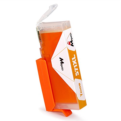 Mipelo Kompatibel PGI-570XL CLI-571XL Tintenpatronen, Verwendet in Canon Pixma MG7700 MG7750 MG7751 MG7752 MG7753 TS8050 TS8051 TS8052 TS8053 TS9050 TS9055 Drucker (1 Große Schwarze, 1 Kleine Schwarze, 1 Grau, 1 Cyan, 1 Magenta, 1 Gelb, 6 Stück) - 8