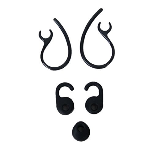 Preisvergleich Produktbild Vosarea Ohrhaken Ohrstöpsel Gel Set für EASYGO EASYCALL Bluetooth Headset (Schwarz)