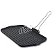 Produktbild Grillpfanne aus Gusseisen Edelstahl Ilsa DIETELLA 23 x 36 cm für Kochfeld Sekunden und Konturen, Fleisch, Braten, Rolate, Schmorbraten, Spieße, Fisch und Gemüse Made in Italy