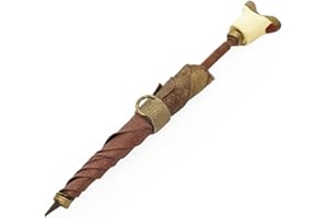 Odoria Casita de muñecas a escala 1/12, paraguas en miniatura, accesorios para casa de muñecas, marrón