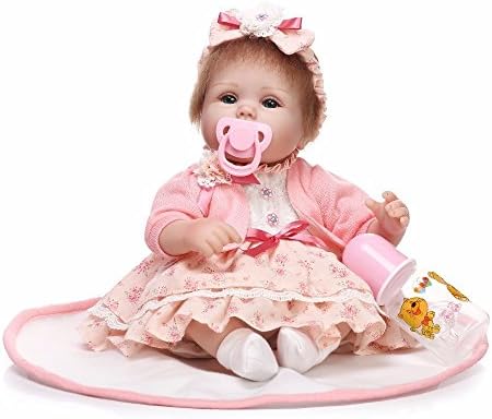 17 inch lifelike reborn lovely premmie baby doll realistic reborn baby playing toys for kids Christmas Gift