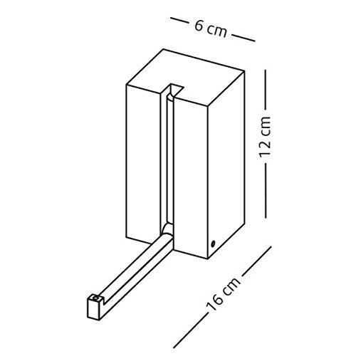 pieperconcept Garderobenhaken Ancora Lungo weiß - 3