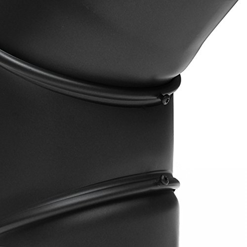 raik SH031-180-sw Rauchrohrbogen / Ofenrohr 180mm – 0° – 90° mit Reinigungsöffnung schwarz - 4