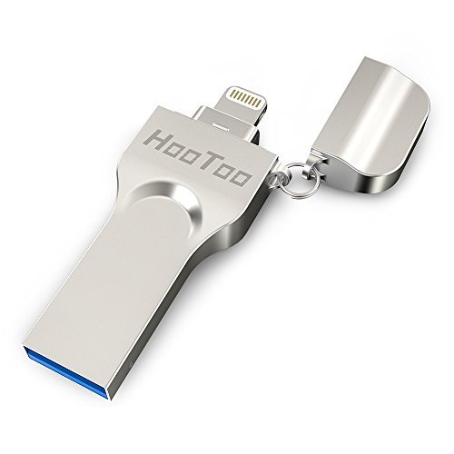 HooToo - Memoria USB 3.0 para iPhone y iPad (128 GB, Compatible con iPod iOS, Windows y Mac, Memoria de Almacenamiento Externo)