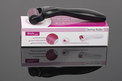 BODY DERMAROLLER mit 1200 Mikronadeln 1,5 mm Nadellänge für Körper Aknenarben Cellulite stimuliert Durchblutung - 3