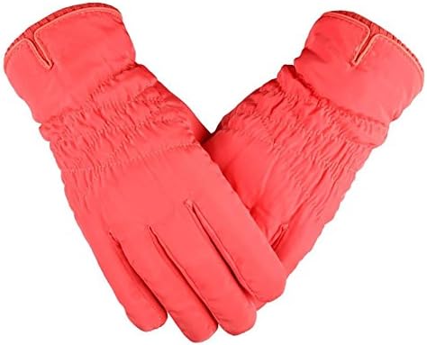 GZXCPC Waterproof Touch Screen Full Finger Gloves Men And Women Wind Riding All The Sports Winter Warm Ski Mountaineering Gloves , Pink
