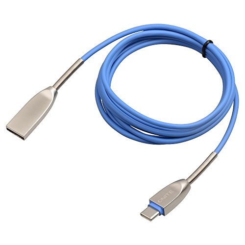 Onite 1.8M USB 3.1 Type C Kabel Ladekabel Datenkabel Adapter für LG G5, Huawei P9 / Plus,Google Nexus 5X / 6P, Microsoft Lumia 950XL und weitere (Blau)