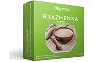 Ryazhenka / Lait au four / Yogurt.bg Starter Culture Par Lactina, Probiotique, Bio pour 10 Litres