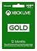 Produktbild XBox Live 12 Month Gold Card