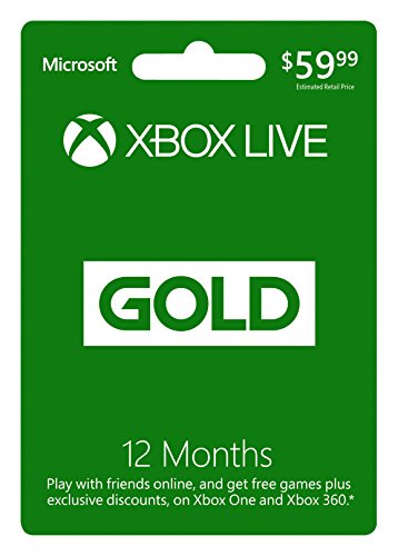 Preisvergleich Produktbild XBox Live 12 Month Gold Card