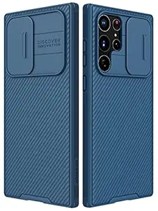 Samsung Galaxy S22 Ultra 5G Case with Camera Cover, CamShield Pro Case Protective & Slim Fit, Camera Protection Case for Samsung Galaxy S22 Ultra 5G 6.8 inch 2022 (Blue)