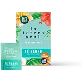 LA TEAPOT BLUE COLD BLACK TEAPOT Mango Flavor Cold Infusion Powder Tea Tac. Box with 20 practical sachets to prepare at any t