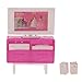 Produktbild Homyl 1:12 Puppenhaus Wohnzimmer Möbel TV, TV-Schrank, DVD-Player, Leistungsverstärker Für Barbie Puppen Haus Deko