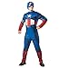 Produktbild Superhelden-Verkleidung für Herren, hochwertig, Captain America Rubine Marvel Avengers