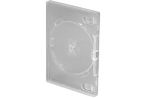Amaray Lot de 10 boîtiers transparents pour DVD/CD/Blu-ray