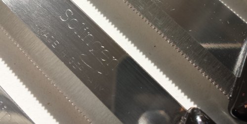 Solingen/ Made in Germany/ Gemüsemesser Obstmesser Schälmesser Allzweckmesser/ durch speziellen Zackenschlief nie stumpf/ extrem scharf / Messerset 6-teilig/ aus rostfreiem Edelstahl - 2