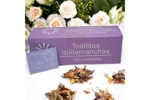 VL VILLORE Toallitas Quitamanchas Ropa Individuales Perfectas para Bodas y Reuniones 100 Unidades.